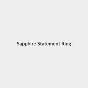 Sapphire Statement Ring