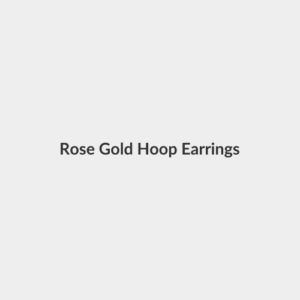 Rose Gold Hoop Earrings